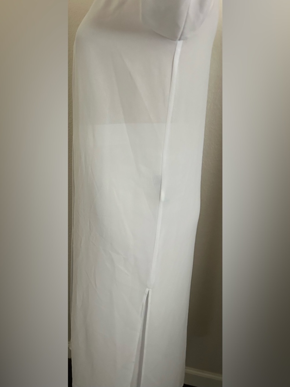 Long Sheer Duster with Rhinestone And Pants - Picture 7 of 15